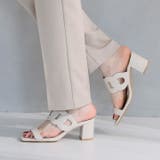 スクエアトゥカットワークミュールサンダル | VIVIAN COLLECTION | 詳細画像13 