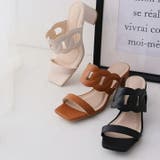 スクエアトゥカットワークミュールサンダル | VIVIAN COLLECTION | 詳細画像5 