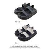 履きごこちやみつき感激 ストレッチダブルベルト厚底サンダル | VIVIAN COLLECTION | 詳細画像7 