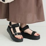 キラキラビジューバックル厚底サンダル | VIVIAN COLLECTION | 詳細画像12 