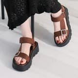 キラキラビジューバックル厚底サンダル | VIVIAN COLLECTION | 詳細画像20 