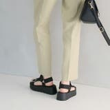 キラキラビジューバックル厚底サンダル | VIVIAN COLLECTION | 詳細画像8 