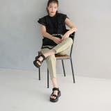 キラキラビジューバックル厚底サンダル | VIVIAN COLLECTION | 詳細画像9 