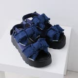 ダブルビッグリボン厚底サンダル | VIVIAN COLLECTION | 詳細画像16 