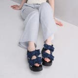 ダブルビッグリボン厚底サンダル | VIVIAN COLLECTION | 詳細画像18 