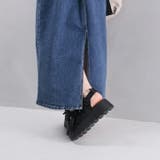 ダブルビッグリボン厚底サンダル | VIVIAN COLLECTION | 詳細画像9 