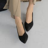 キラキラグリッタートゥ切り替えデザインパンプス | VIVIAN COLLECTION | 詳細画像11 