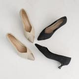 キラキラグリッタートゥ切り替えデザインパンプス | VIVIAN COLLECTION | 詳細画像7 