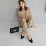 キラキラグリッタートゥ切り替えデザインパンプス | VIVIAN COLLECTION | 詳細画像10 