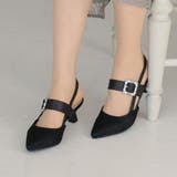 キラキラビジューバックルスリングバックパンプス | VIVIAN COLLECTION | 詳細画像14 