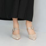 キラキラビジューバックルスリングバックパンプス | VIVIAN COLLECTION | 詳細画像17 