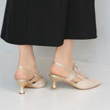 キラキラビジューバックルスリングバックパンプス | VIVIAN COLLECTION | 詳細画像19 