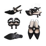 キラキラビジューバックルスリングバックパンプス | VIVIAN COLLECTION | 詳細画像3 