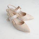 キラキラビジューバックルスリングバックパンプス | VIVIAN COLLECTION | 詳細画像6 