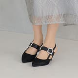 キラキラビジューバックルスリングバックパンプス | VIVIAN COLLECTION | 詳細画像10 