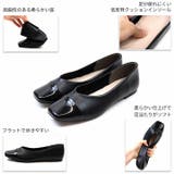 異素材バイカラーフラットパンプス | VIVIAN COLLECTION | 詳細画像4 