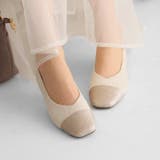 異素材バイカラーフラットパンプス | VIVIAN COLLECTION | 詳細画像10 