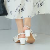 サイドリボンニットスリングバックパンプス | VIVIAN COLLECTION | 詳細画像18 