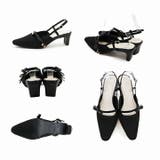 サイドリボンニットスリングバックパンプス | VIVIAN COLLECTION | 詳細画像3 