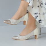 シアーバイカラープレートヒールパンプス | VIVIAN COLLECTION | 詳細画像19 