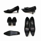 シアーバイカラープレートヒールパンプス | VIVIAN COLLECTION | 詳細画像4 