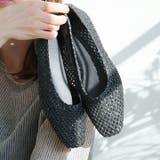 サッ！と履けるシアーラフィアメッシュフラットシューズ | VIVIAN COLLECTION | 詳細画像12 