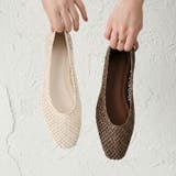 サッ！と履けるシアーラフィアメッシュフラットシューズ | VIVIAN COLLECTION | 詳細画像7 