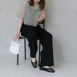 サッ！と履けるシアーラフィアメッシュフラットシューズ | VIVIAN COLLECTION | 詳細画像11 