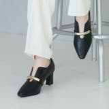 スリットデザインゴールドモチーフパンプス | VIVIAN COLLECTION | 詳細画像14 