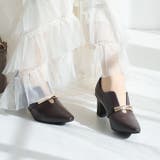 スリットデザインゴールドモチーフパンプス | VIVIAN COLLECTION | 詳細画像18 