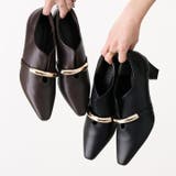 スリットデザインゴールドモチーフパンプス | VIVIAN COLLECTION | 詳細画像6 