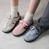 ダブルライン配色レースアップスニーカー | VIVIAN COLLECTION | 詳細画像6 