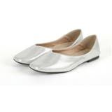 シルバー | スクエアトゥVカットバブーシュ | VIVIAN COLLECTION