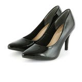ブラックエナメル | ポインテッドトゥ9cmキレイめパンプス | VIVIAN COLLECTION