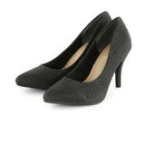 ブラックグリッター | ポインテッドトゥ9cmキレイめパンプス | VIVIAN COLLECTION