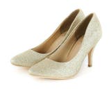 ゴールドグリッター | ポインテッドトゥ9cmキレイめパンプス | VIVIAN COLLECTION