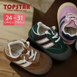 TOPSTARサイドラインゴム紐U型マジックテープキッズスニーカー | VIVIAN COLLECTION Kids | 詳細画像1 