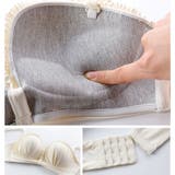 【ボリュームアップType♡小胸さんにオススメ】タックノンワイヤーブラセット | VIXY  | 詳細画像5 