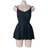 【体型カバー】バッククロス Aラインフレアワンピース水着 | VIXY | 詳細画像4