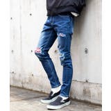 【WEB限定】バンダナダメージデニムスキニー 20-H018 | WEGO【MEN】 | 詳細画像6 
