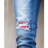【WEB限定】バンダナダメージデニムスキニー 20-H018 | WEGO【MEN】 | 詳細画像7 