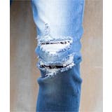 【WEB限定】バンダナダメージデニムスキニー 20-H018 | WEGO【MEN】 | 詳細画像8 