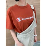 オレンジ | Champion ロゴTシャツ 20SSC3 | WEGO【WOMEN】