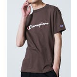 ブラウン | Champion ロゴTシャツ 20SSC3 | WEGO【WOMEN】