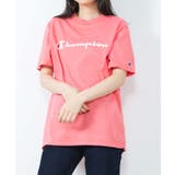 ピンク | Champion ロゴTシャツ 20SSC3 | WEGO【WOMEN】