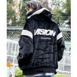 ブラック | VISIONフードファーブルゾン 905003 | WEGO【MEN】