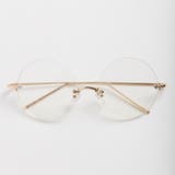 リムレスラウンドメタルメガネ MT17WN12-MG0031 | WEGO【MEN】 | 詳細画像5
