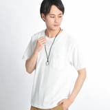 ホワイト | アクセ付キアンサンブルジャガードTシャツ BR18SM04-M011 | WEGO【MEN】