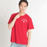 レッド | CONVERSE別注サガラ刺繍Tシャツ MC18SM04-M005 | WEGO【MEN】