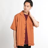 オレンジ | フィブリルオープンカラーシャツ BR18SM04-M025 | WEGO【MEN】